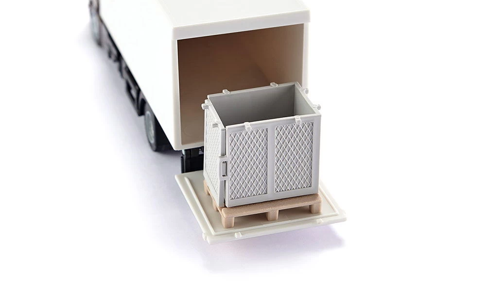 Siku MAN LKW Mit Kofferaufbau Und Ladebordwand 4 Siku MAN LKW Mit Kofferaufbau Und Ladebordwand – Bild 2