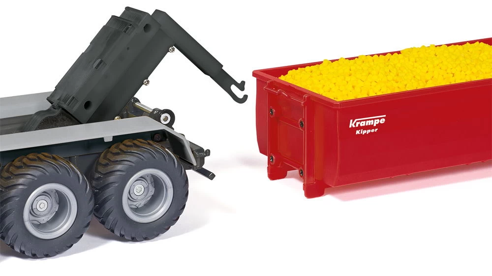 Siku 3-Achs-Hakenliftfahrgestell Mit Mulde 4 Siku 3-Achs-Hakenliftfahrgestell Mit Mulde – Bild 2