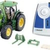 SIKU Control 6795 John Deere 7310R Mit Frontlader 1:32, Mit Bluetooth-Fernsteuermodul Und App-Steuerung