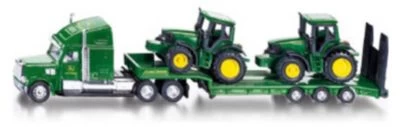 SIKU 1837 Tieflader Mit 2 John Deere Traktoren 1:87 3 SIKU 1837 Tieflader Mit 2 John Deere Traktoren 1:87