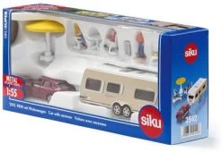 SIKU 2542 PKW Mit Wohnwagen 1:55 -Siku 1520042 04