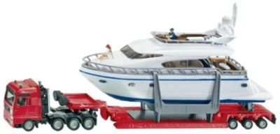 SIKU 1849 Schwertransport Mit Yacht 1:87 3 SIKU 1849 Schwertransport Mit Yacht 1:87