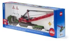 Siku Schwertransport Mit Seilbagger, Abrissbirne Und Schildern -Siku 1834 99