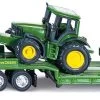 Siku Tieflader Mit John Deere Traktoren -Siku 1837