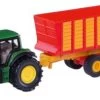 SIKU 1650 John Deere Mit Silagewagen