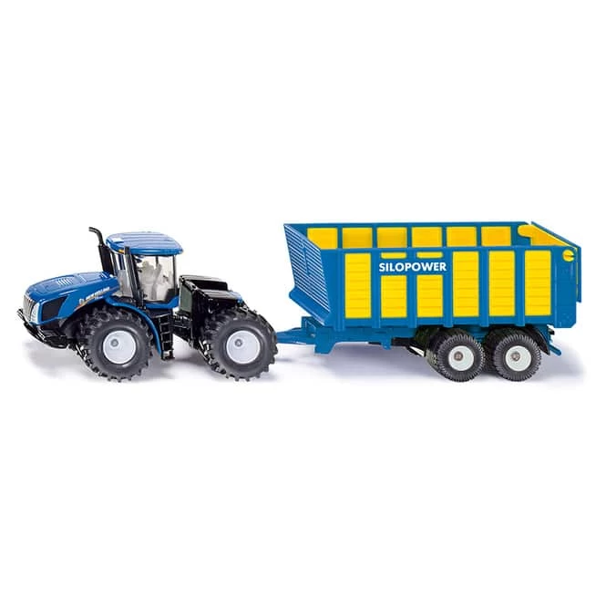 Siku Farmer 1947 - Traktor New Holland Mit Silagewagen - 1:50 3 Siku Farmer 1947 - Traktor New Holland Mit Silagewagen - 1:50