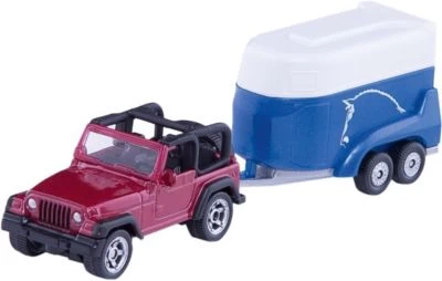 SIKU 1651 Jeep Mit Pferdeanhänger 3 SIKU 1651 Jeep Mit Pferdeanhänger