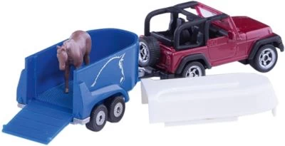 SIKU 1651 Jeep Mit Pferdeanhänger 5 SIKU 1651 Jeep Mit Pferdeanhänger – Bild 3