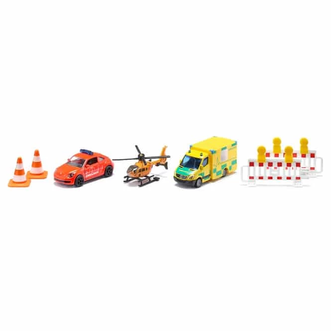 Siku 6332 - Geschenkset Rettung - Rettungsfahrzeuge Mit Zubehör 3 Siku 6332 - Geschenkset Rettung - Rettungsfahrzeuge Mit Zubehör
