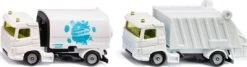SIKU Super 1687 Kommunal Set Kehrmaschine Und Müllwagen