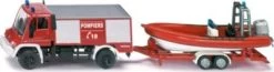 SIKU 0103 Unimog Feuerwehr Mit Boot