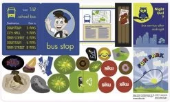 Siku Haltestelle -Siku 5509 20Aufklebebogen