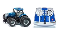 Siku New Holland T7.315 Mit Doppelreifen, Bluetooth App-Steuerung Und Fernsteuermodul