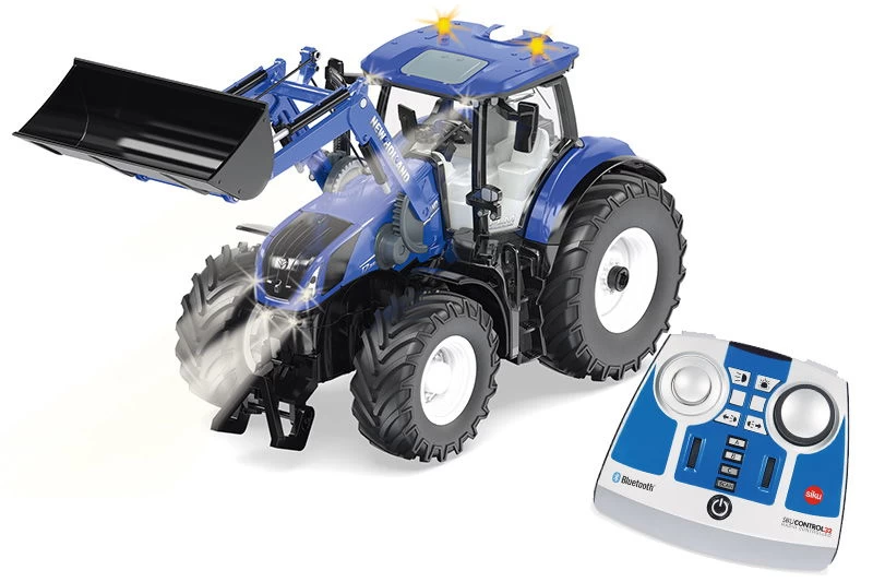 Siku New Holland T7.315 Mit Frontlader, App-Steuerung Und Bluetooth Fernsteuermodul 4 Siku New Holland T7.315 Mit Frontlader, App-Steuerung Und Bluetooth Fernsteuermodul – Bild 2